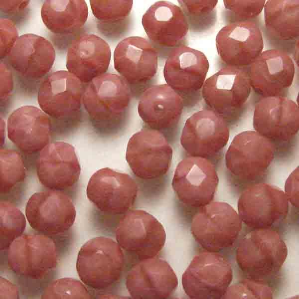 6MM Dusty Rose Fire Polish Ball