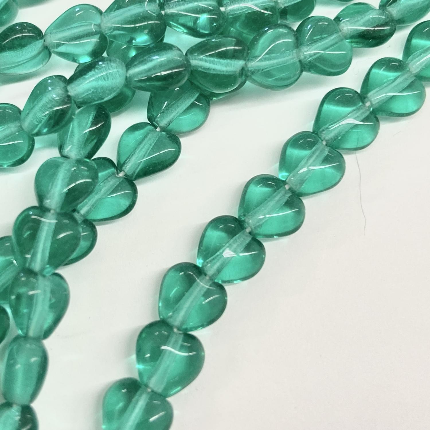6MM Emerald Heart