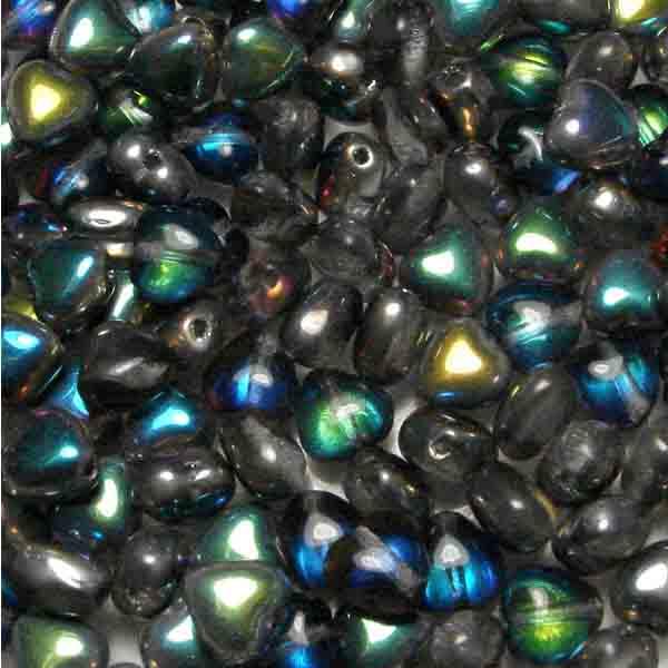 6MM Heliotrope Heart