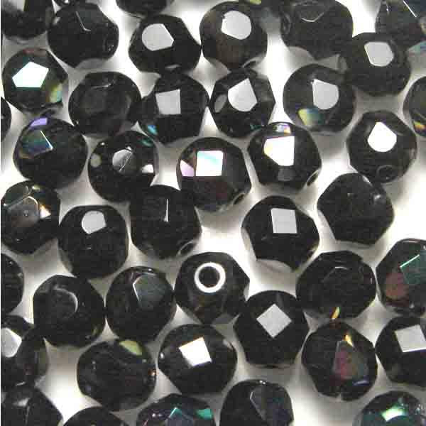 6MM Jet Iris Fire Polish Ball