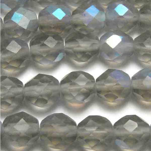 6MM Matte Black Diamond Ab Fire Polish Ball