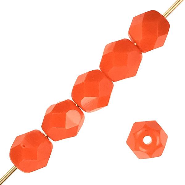 6MM Orange Fire Polish Ball