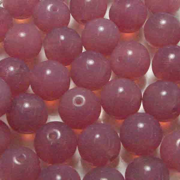 6MM Rose Opal Translucent Druk Ball