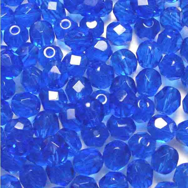 6MM Sapphire Fire Polish Ball