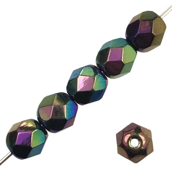 6MM Scarabee Iris Fire Polish Ball