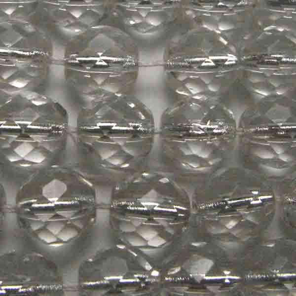 6MM Silver Lined Crystal Fire Polish Ball