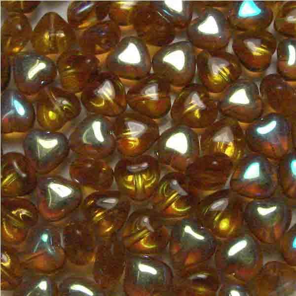 6MM Topaz Ab Heart