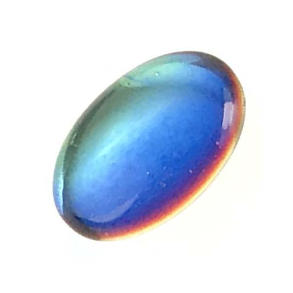 6X4MM Bermuda Blue Cabochon