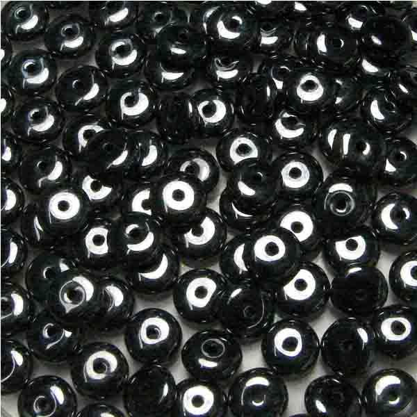 6x3MM Hematite Belly Rondelle