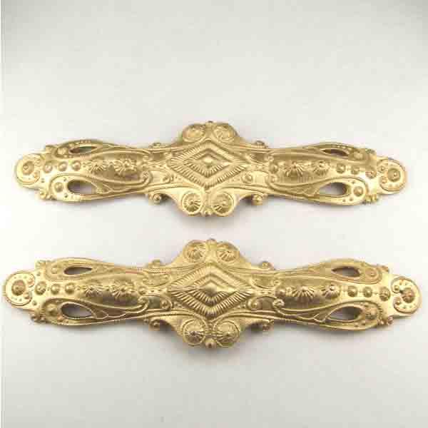 76x20MM Floral Brass Bar