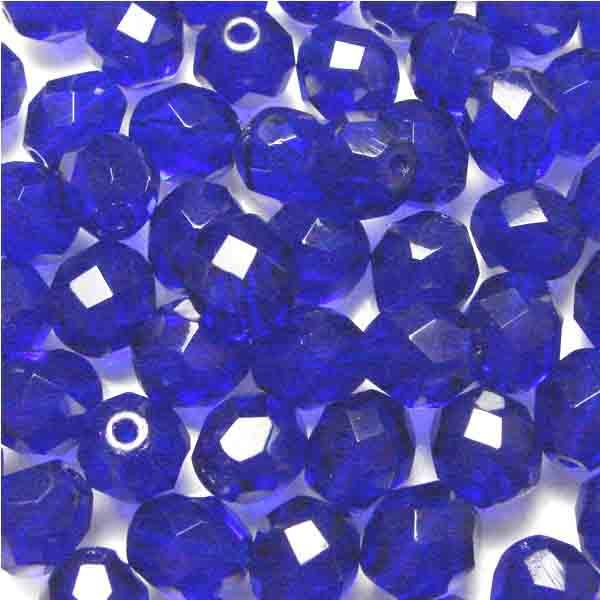 8MM Cobalt Fire Polish Ball