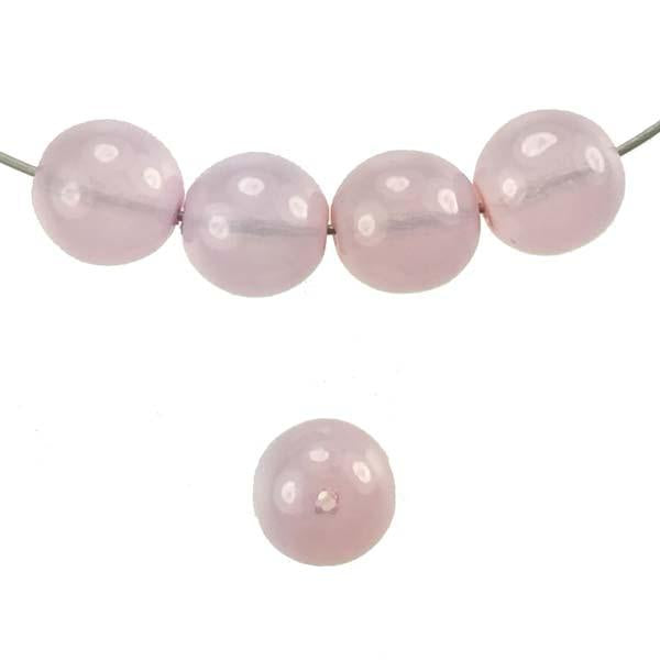 8MM Lavender Opal Round Druk Ball