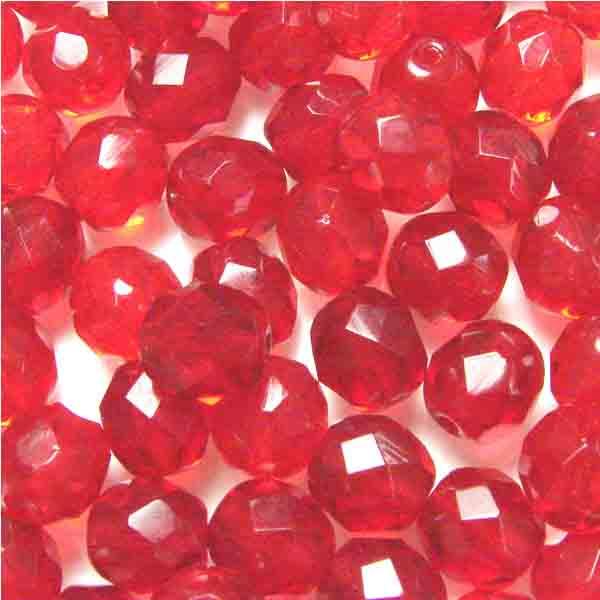 8MM Ruby Fire Polish Ball