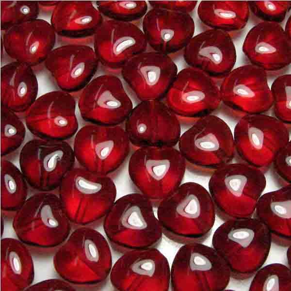 8MM Ruby Heart