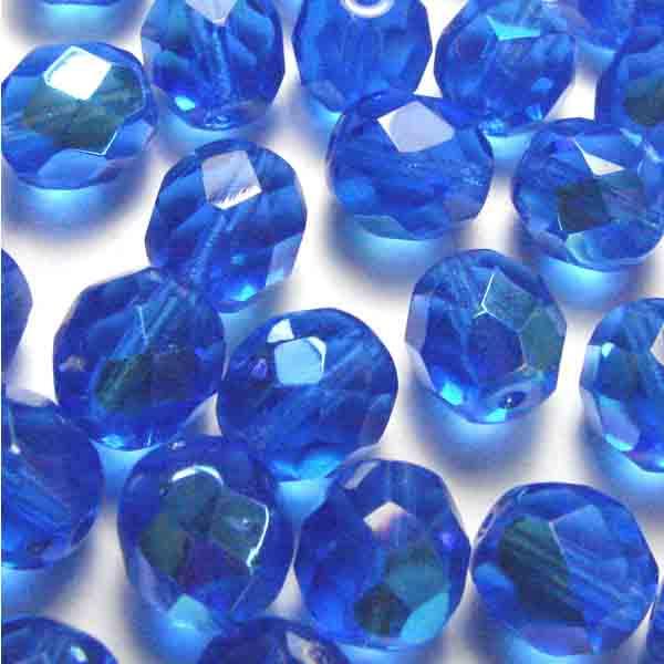 8MM Sapphire Ab Fire Polish Ball