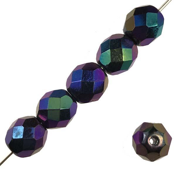 8MM Scarabee Iris Fire Polish Ball