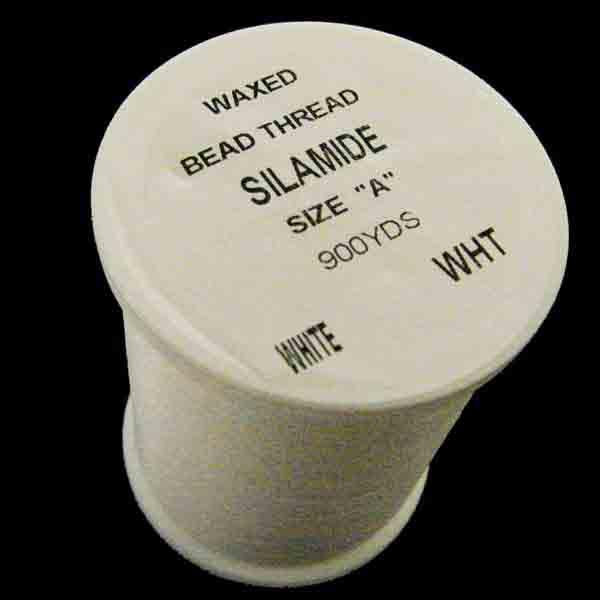 900 Yd White Silamide Thread Spool