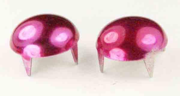 9MM Fuchsia Smooth Nailhead