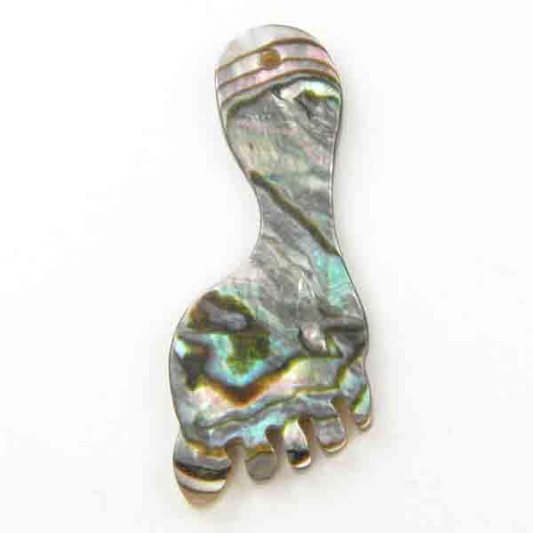 Abalone Foot Pendant 31X13MM