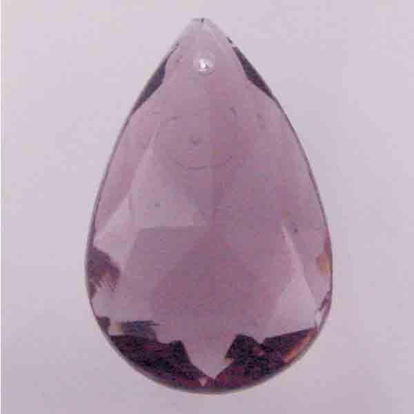 Amethyst 12X9MM Vintage Faceted Tear