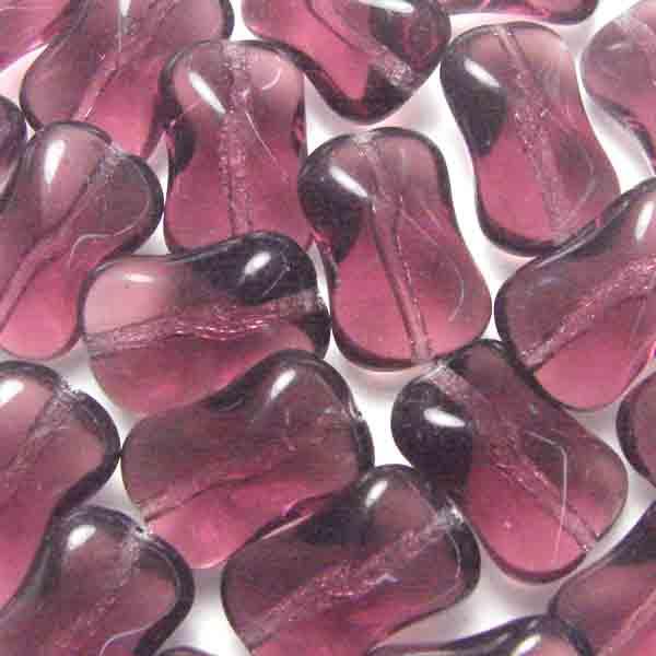 Amethyst 15X10MM Twisted Linsin