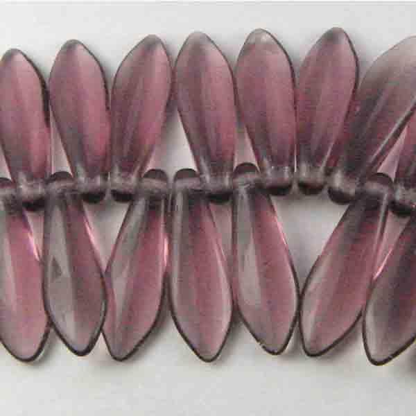 Amethyst 15x5MM Dagger Pendant