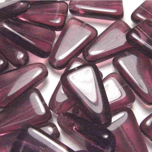 Amethyst 16x10MM Triangle Bead