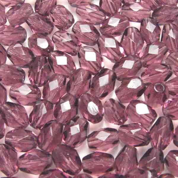 Amethyst 7X5MM Fire Polish Oval