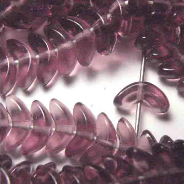 Amethyst 8x4MM Crescent Wing
