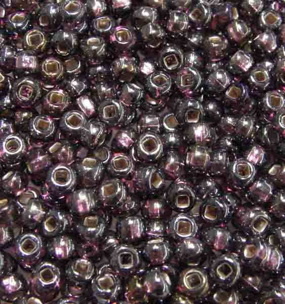 Amethyst AB Silver Lined 6/0 Seed Bead