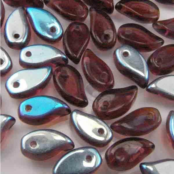 Amethyst Ab 9X5MM Curled Leaf