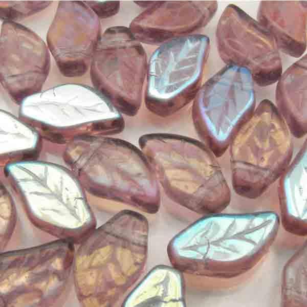 Amethyst Ab Leaf 10X6MM Leaf