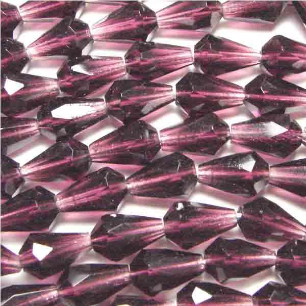 Amethyst Fire Polish 12x8MM Tear