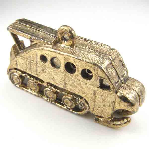Antique Brass 14X32MM Snowcat