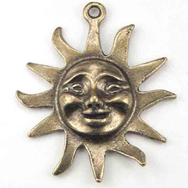 Antique Brass 26MM Cast Sunface