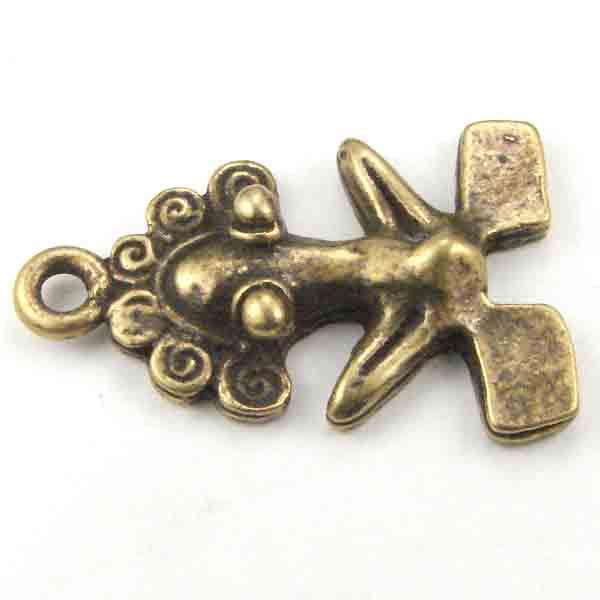 Antique Brass Plate 22x18 Pre Columbian Style Frog