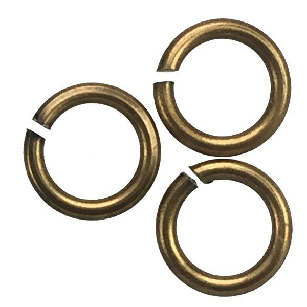 Antique Brass Plate 5.8mm Jump Ring 19 gauge