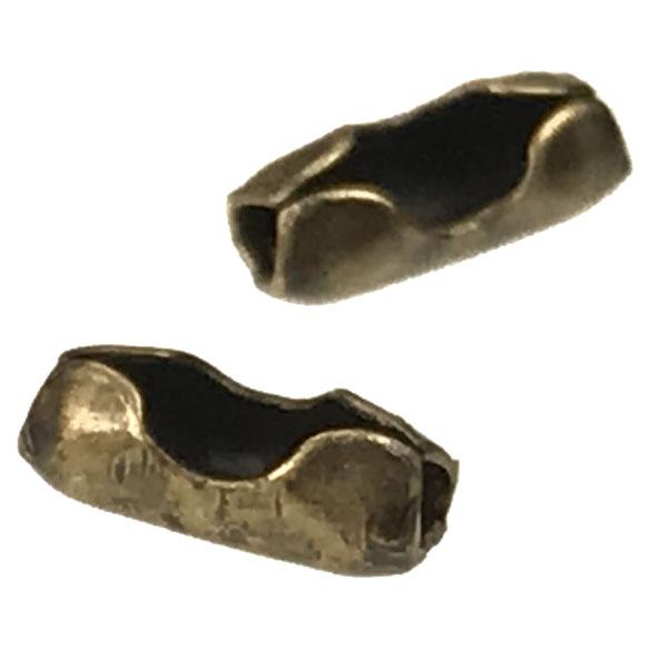 Antique Brass Plate Connector Clasp For 1-1.5MM Ball Chain