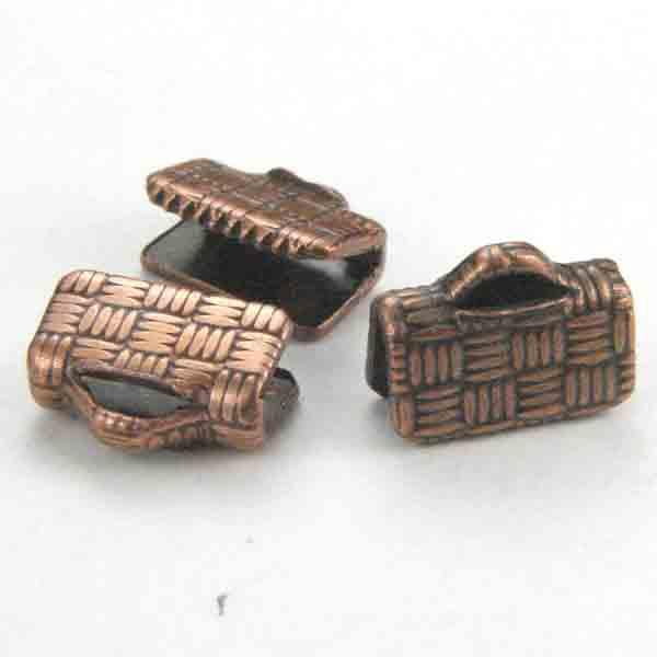 Antique Copper Plate 10MM Endbar Clamp