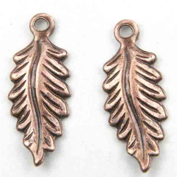 Antique Copper Plate 13MM Leaf