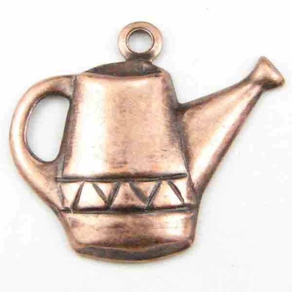 Antique Copper Plate 14x18MM Watering Can