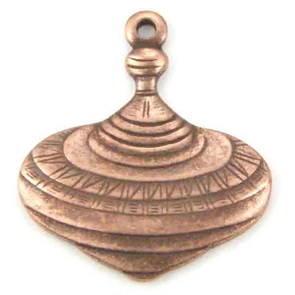 Antique Copper Plate 16MM Top Diestruck