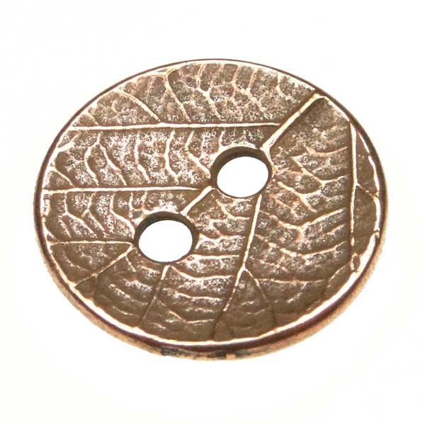 Antique Copper Plate 17MM Button