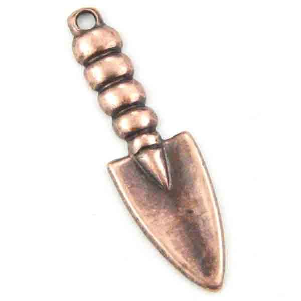Antique Copper Plate 23x7MM Garden Trowel