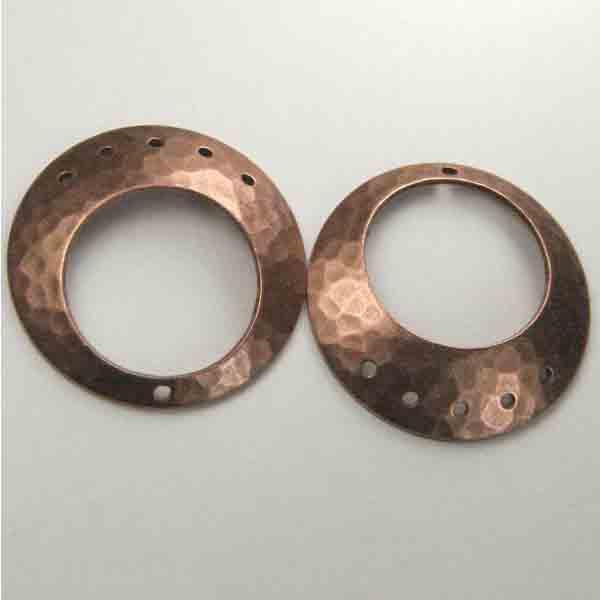 Antique Copper Plate 26MM Dome