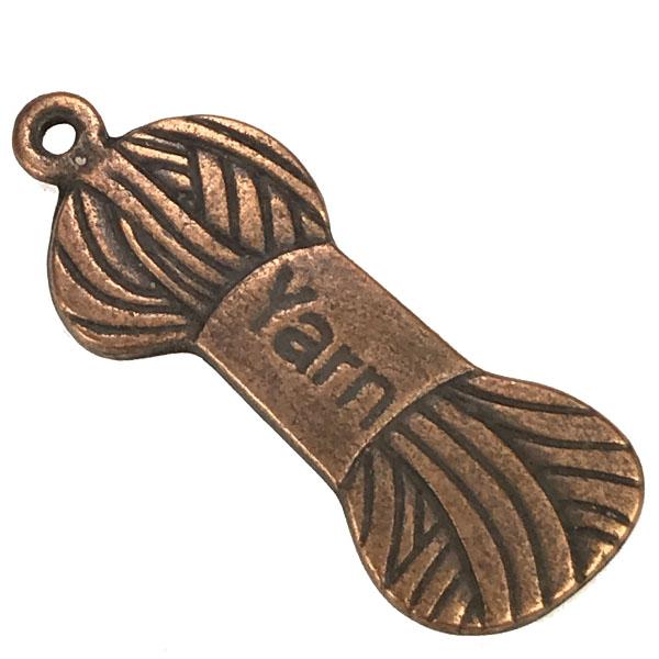 Antique Copper Plate 28x12MM Yarn Skein