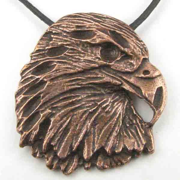 Antique Copper Plate 31MM Eagle Head