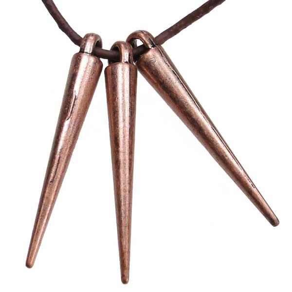 Antique Copper Plate 34x5MM Spike
