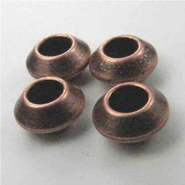 Antique Copper Plate 3x6MM Rondelle Bead