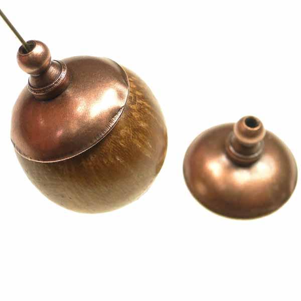 Antique Copper Plate 8x13MM Bead Cap